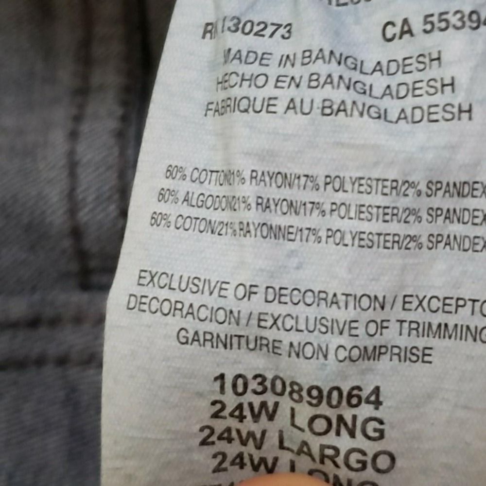 Lee Flex Motion Jeans Womens 24W Blue Medium Wash Straight Stretch Denim Plus - Picture 8 of 8